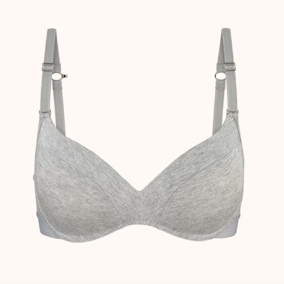 Lively The All Day No Wire Push Up Bra in Gray - Picture 1 of 8